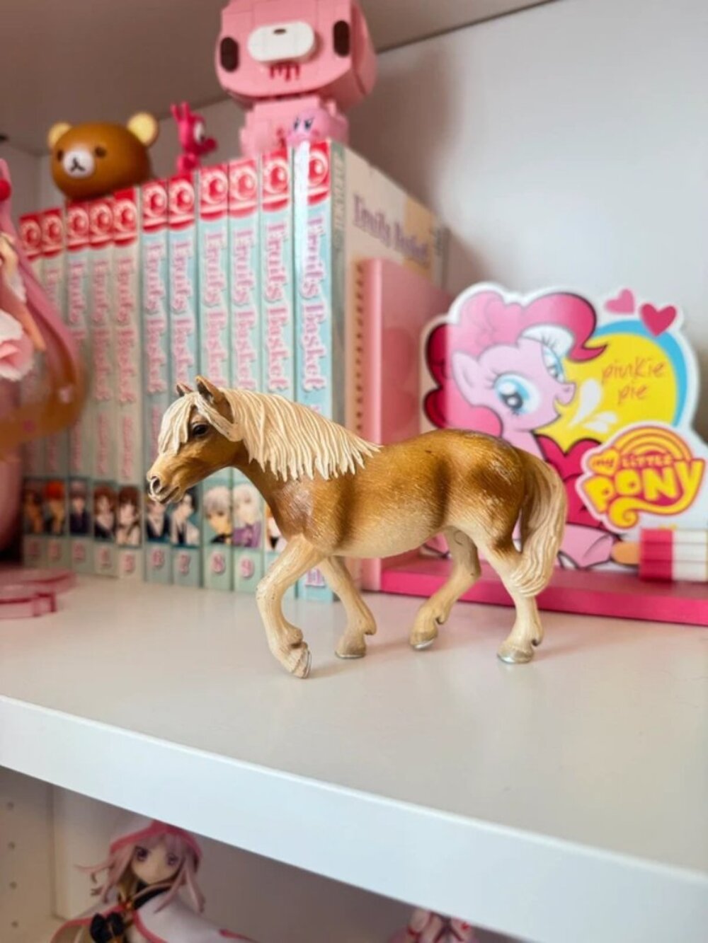 Rare 2000s Collectible Schleich Horse Highland Pony 2005 Retired Mare Animal Fig
